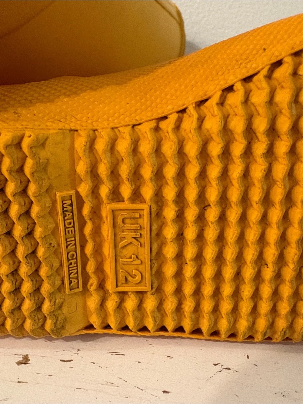 Kids size UK 12 Hunter Bright Yellow Waterproof Rain Boots